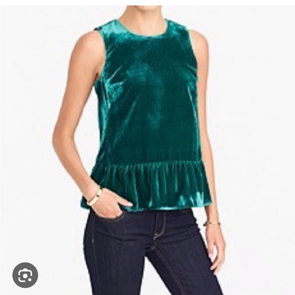 J crew peplum top